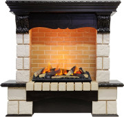 Каминокомплект Pierre Luxe - Венге / Шампань (Высота 1035мм) с очагом Cassette 600 LNH-INT (с дровами) Каминокомплект Pierre Luxe - Венге / Шампань (Высота 1035мм) с очагом Cassette 600 LNH-INT (с дровами)