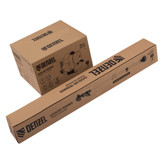 Триммер бензиновый DGT 430S, 43 см3, 2.5 л. с, разъемная штанга, состоит из 2 частей Denzel в Красноярске