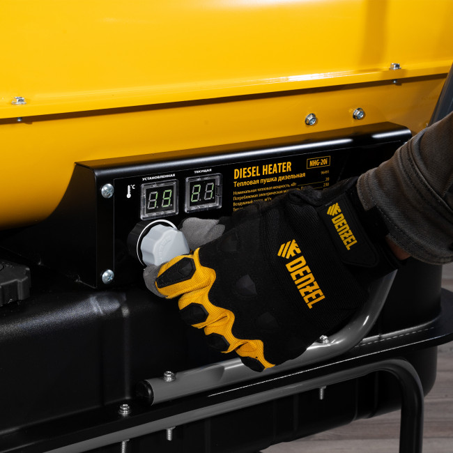 Дизельная тепловая пушка NHG-20i, 20 кВт, 600 м3/ч, непрямой нагрев, цифровой термостат Denzel в Красноярске