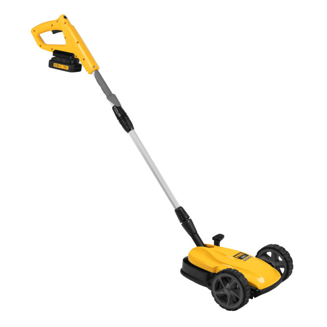 Портативная аккумуляторная газонокосилка CLM-22, Li-ion, 20В, 220 мм // Denzel в Красноярске Портативная аккумуляторная газонокосилка CLM-22, Li-ion, 20В, 220 мм // Denzel в Красноярске