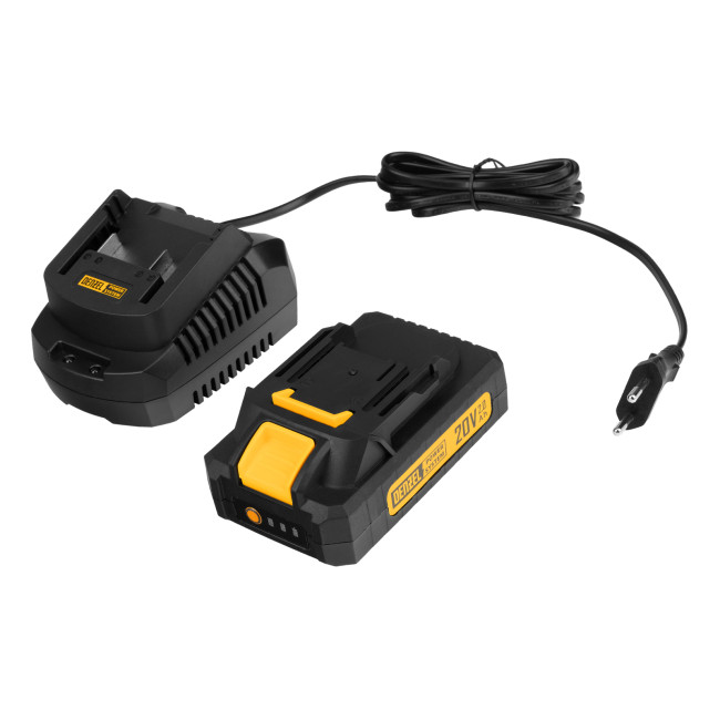 Портативная аккумуляторная газонокосилка CLM-22, Li-ion, 20В, 220 мм // Denzel в Красноярске Портативная аккумуляторная газонокосилка CLM-22, Li-ion, 20В, 220 мм // Denzel в Красноярске