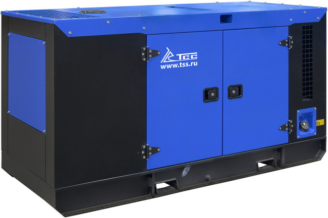 Дизельный генератор ТСС АД-24С-Т400 в шумозащитном кожухе с АВР в Красноярске Дизельный генератор ТСС АД-24С-Т400 в шумозащитном кожухе с АВР в Красноярске