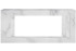 Каминокомплект Line 42 SFT White Marble (Разборный) - Белый мрамор с очагом Vision 42 LOG LED в Красноярске