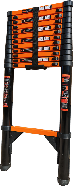Лестница телескопическая 6,3 м ТАЛМЕТ/TALMET TM-1063С (углеродистая сталь) в Красноярске