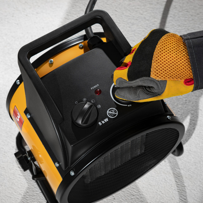 Тепловая пушка, керамический нагреватель (тепловентилятор) DHC 5-400, 230 В, 0.04/3/5 кВт Denzel в Красноярске Тепловая пушка, керамический нагреватель (тепловентилятор) DHC 5-400, 230 В, 0.04/3/5 кВт Denzel в Красноярске