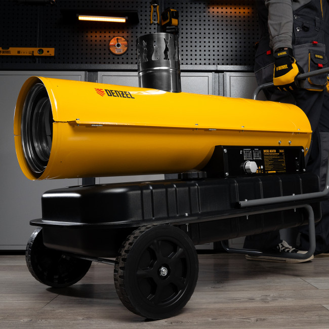 Дизельная тепловая пушка NHG-30i, 30 кВт, 750 м3/ч, непрямой нагрев, цифровой термостат Denzel в Красноярске Дизельная тепловая пушка NHG-30i, 30 кВт, 750 м3/ч, непрямой нагрев, цифровой термостат Denzel в Красноярске