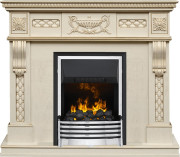 Каминокомплект Corsica - Слоновая кость с патиной (Ширина 1100) с очагом Flagstaff Каминокомплект Corsica - Слоновая кость с патиной (Ширина 1100) с очагом Flagstaff