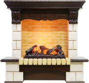 Каминокомплект Pierre Luxe - Темный дуб / Шампань (Высота 1035мм) с очагом Cassette 600 NH