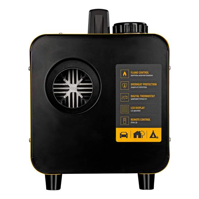 Дизельная тепловая портативная пушка  Flame-5, 5кВт, 300м3/ч, непр.наг., циф. терм. Denzel в Красноярске