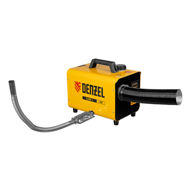 Дизельная тепловая портативная пушка  Flame-5, 5кВт, 300м3/ч, непр.наг., циф. терм. Denzel в Красноярске