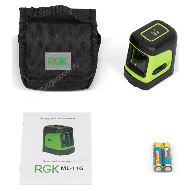 Лазерный уровень RGK ML-11G с калибровкой в Красноярске