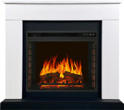 Каминокомплект Bergen 23 CRM (Разборный) - Белый с черным с очагом Vision 23 EF LED FX Каминокомплект Bergen 23 CRM (Разборный) - Белый с черным с очагом Vision 23 EF LED FX