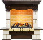 Каминокомплект Pierre Luxe - Темный дуб / Шампань (Высота 1035мм) с очагом Cassette 600 LNH-INT (с дровами) Каминокомплект Pierre Luxe - Темный дуб / Шампань (Высота 1035мм) с очагом Cassette 600 LNH-INT (с дровами)