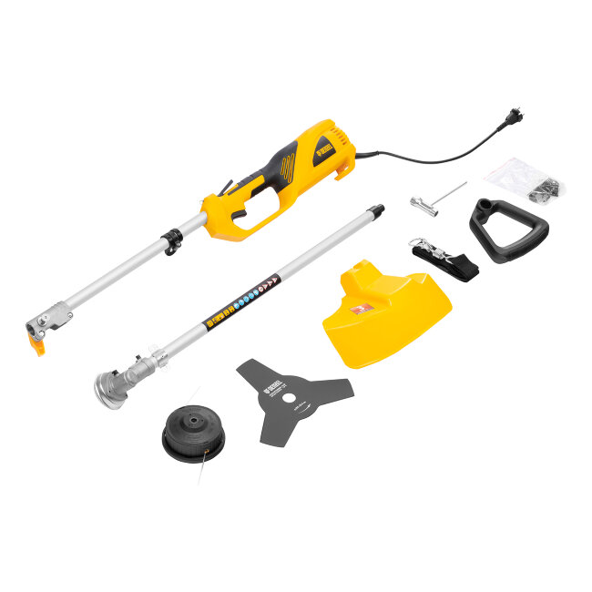 Триммер электрический TE-1200, 1200 Вт, 380 мм, катушка + диск, разборная штанга Denzel в Красноярске Триммер электрический TE-1200, 1200 Вт, 380 мм, катушка + диск, разборная штанга Denzel в Красноярске