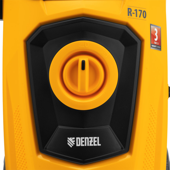 Моечная машина высокого давления R-170, 2000 Вт, 170 бар, 360 л/ч, колесная Denzel в Красноярске