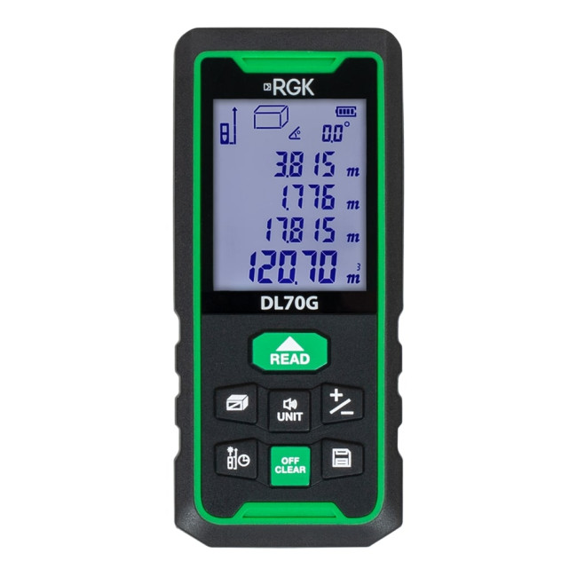 Лазерный дальномер RGK DL70G - зеленый луч в Красноярске