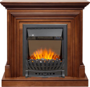 Каминокомплект Bradford - Орех с очагом Aspen Black Каминокомплект Bradford - Орех с очагом Aspen Black