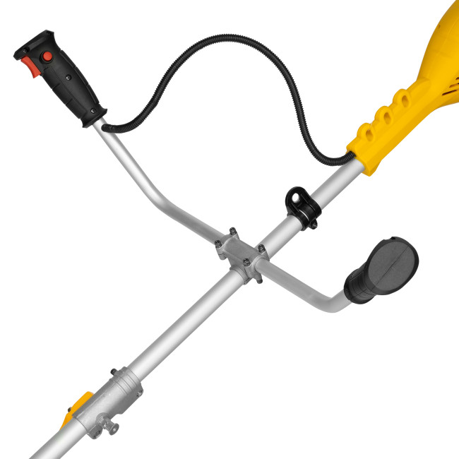 Триммер электрический TE-1400, 1400 Вт, 420 мм, катушка + диск, разборная штанга Denzel в Красноярске