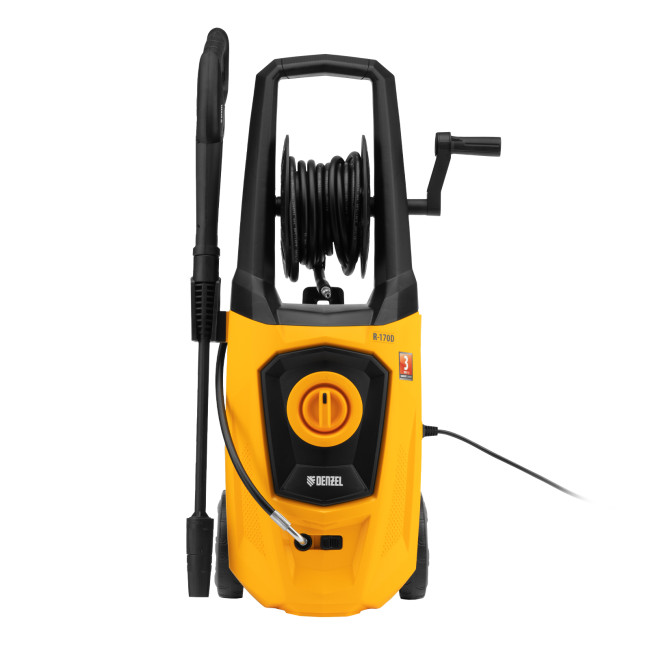 Моечная машина высокого давления R-170D, 2000 Вт, 170 бар, 360 л/ч, с барабаном Denzel в Красноярске