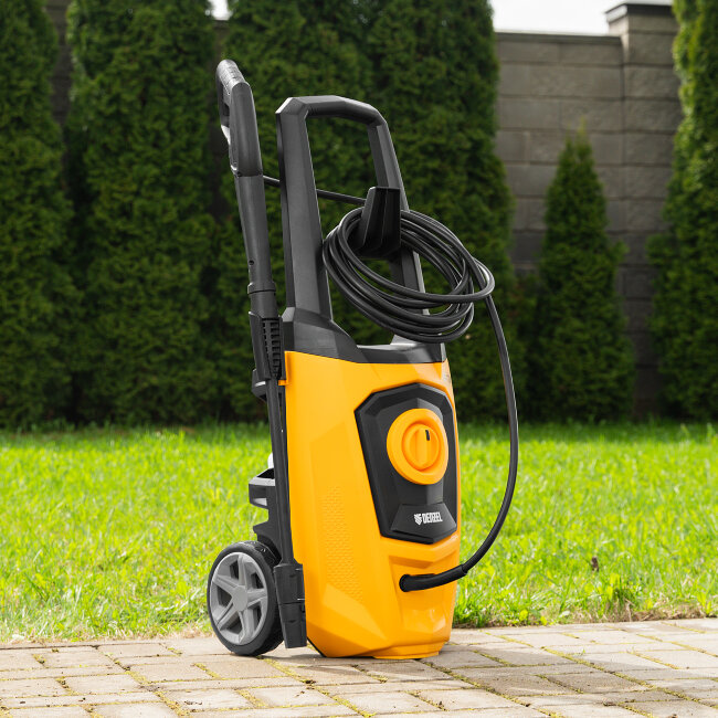 Моечная машина высокого давления R-170D, 2000 Вт, 170 бар, 360 л/ч, с барабаном Denzel в Красноярске