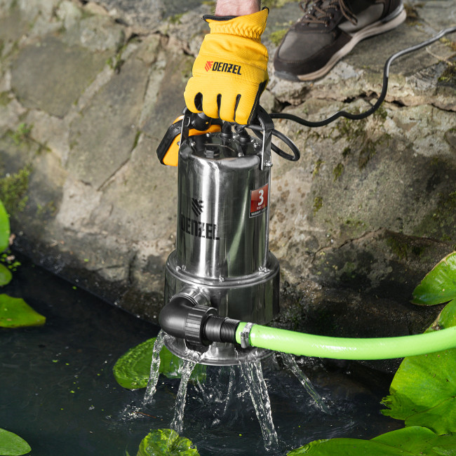 Дренажный насос DPL800X, 800 Вт, подъем 7 м, 16500 л/ч Denzel       в Красноярске