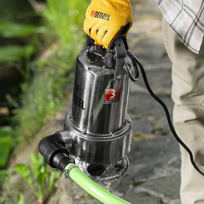 Дренажный насос DPL800X, 800 Вт, подъем 7 м, 16500 л/ч Denzel       в Красноярске