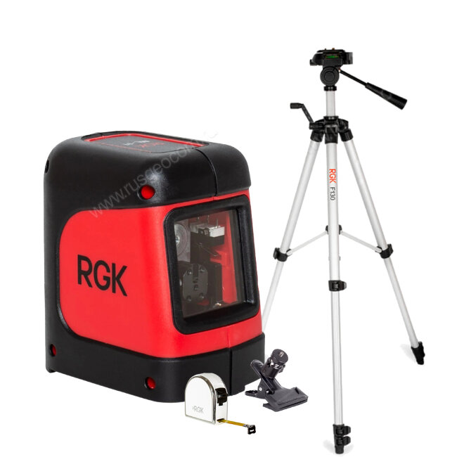 Комплект: лазерный уровень RGK ML-11 + штатив RGK F130 рулетка RGK RM3 в Красноярске
