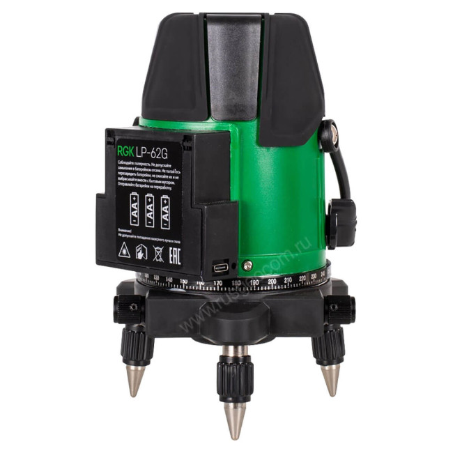 Лазерный уровень RGK LP-62G с калибровкой в Красноярске