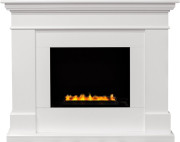 Каминокомплект California - Белый (Глубина 380) с очагом Cassette 400 LNH-INT PS (без дров)