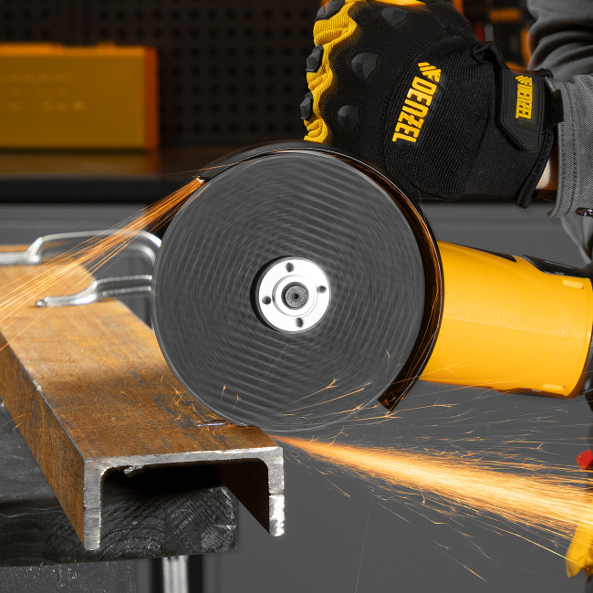 Машина шлифовальная угловая AG150-1500, 1500 Вт, 150 мм, 8500 об/мин Denzel в Красноярске Машина шлифовальная угловая AG150-1500, 1500 Вт, 150 мм, 8500 об/мин Denzel в Красноярске