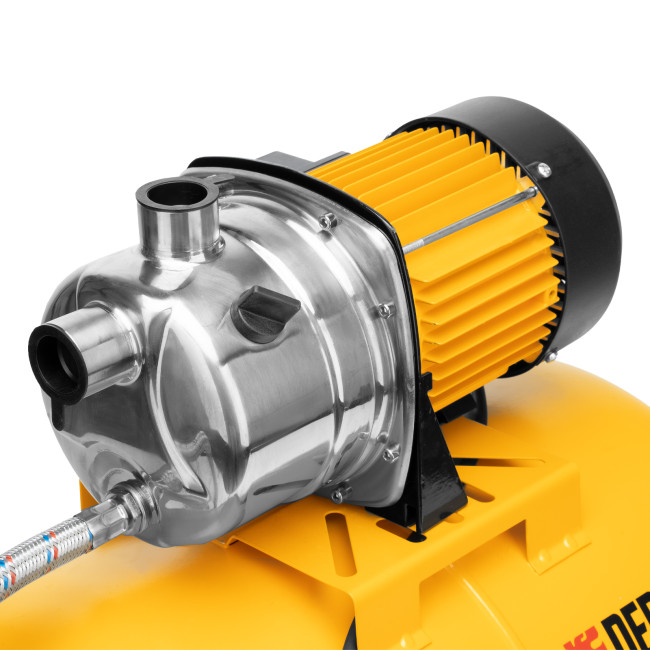 Насосная станция PSL1100X, 1100 Вт, 3600 л/ч, ресивер 50 л, подъем 45 м, нержавейка Denzel в Красноярске Насосная станция PSL1100X, 1100 Вт, 3600 л/ч, ресивер 50 л, подъем 45 м, нержавейка Denzel в Красноярске