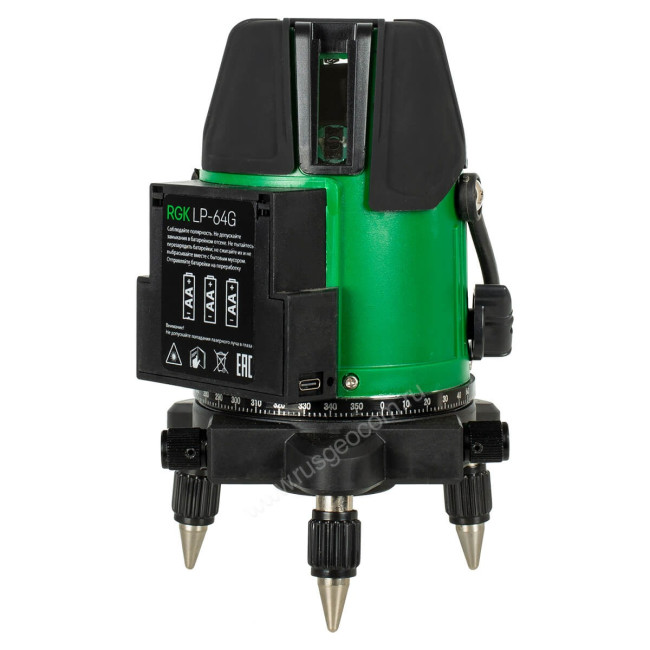 Лазерный уровень RGK LP-64G с калибровкой в Красноярске
