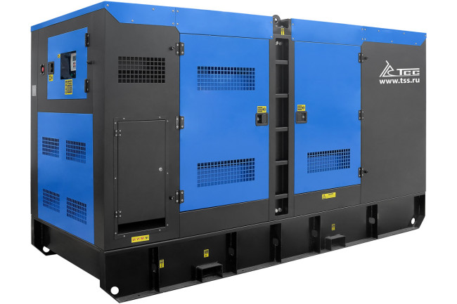 Дизельный генератор ТСС АД-250С-Т400 в шумозащитном кожухе в Красноярске