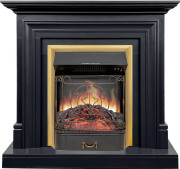 Каминокомплект Bradford - Серый графит с очагом Majestic FX Brass