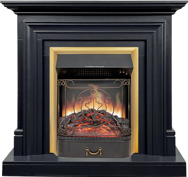 Каминокомплект Bradford - Серый графит с очагом Majestic FX Brass в Красноярске