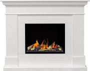Каминокомплект California - Белый (Глубина 380) с очагом Cassette 600 LNH-INT (с дровами) Каминокомплект California - Белый (Глубина 380) с очагом Cassette 600 LNH-INT (с дровами)