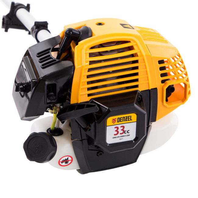 Триммер бензиновый DR-33, 33 см3, неразъемная штанга, состоит из 2 частей Denzel в Красноярске Триммер бензиновый DR-33, 33 см3, неразъемная штанга, состоит из 2 частей Denzel в Красноярске