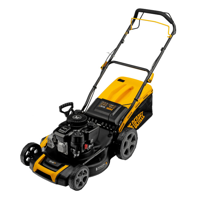Газонокосилка бензиновая GLR-460SP-ZS, 149 см3, ширина 46 см, привод, травосборник 65 л Denzel в Красноярске