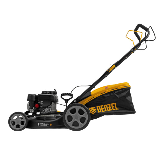 Газонокосилка бензиновая GLR-460SP-ZS, 149 см3, ширина 46 см, привод, травосборник 65 л Denzel в Красноярске Газонокосилка бензиновая GLR-460SP-ZS, 149 см3, ширина 46 см, привод, травосборник 65 л Denzel в Красноярске