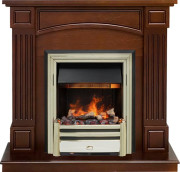 Каминокомплект Boston - Темный дуб (Высота 925см) с очагом Cavendish