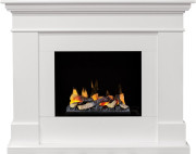 Каминокомплект California - Белый (Глубина 380) с очагом Cassette 400 LNH-INT (с дровами) Каминокомплект California - Белый (Глубина 380) с очагом Cassette 400 LNH-INT (с дровами)