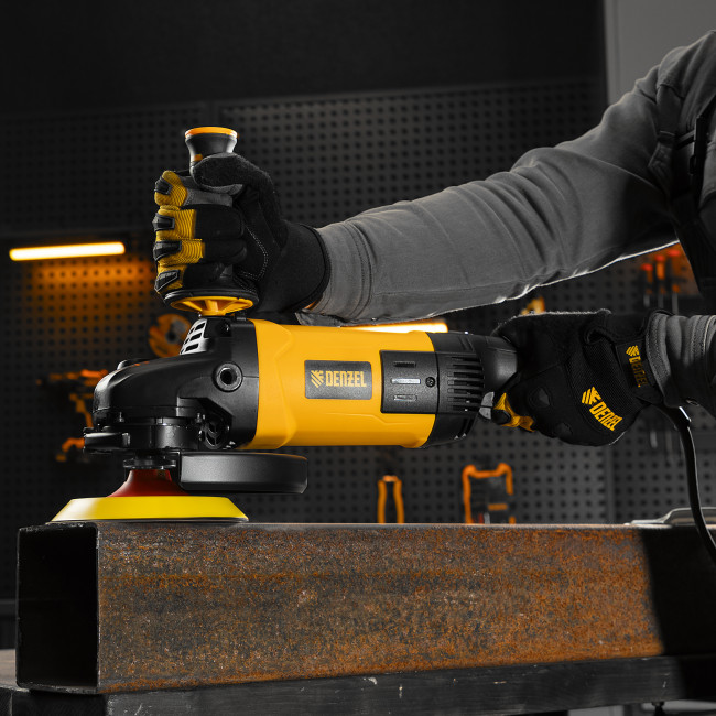 Машина шлифовальная угловая AG230-2400, 2400 Вт, 230 мм, 6000 об/мин Denzel в Красноярске Машина шлифовальная угловая AG230-2400, 2400 Вт, 230 мм, 6000 об/мин Denzel в Красноярске