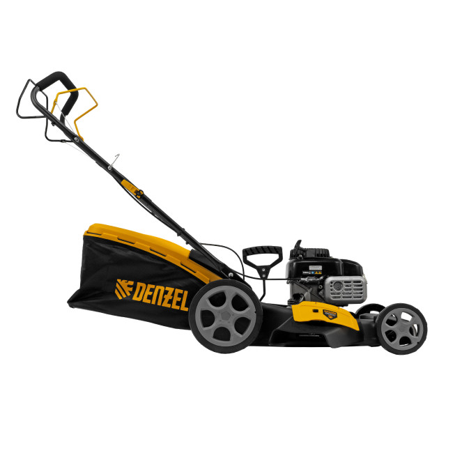 Газонокосилка бензиновая GLR-510SP-ZS, 171 см3, ширина 51 см, привод, травосборник 65 л Denzel в Красноярске Газонокосилка бензиновая GLR-510SP-ZS, 171 см3, ширина 51 см, привод, травосборник 65 л Denzel в Красноярске
