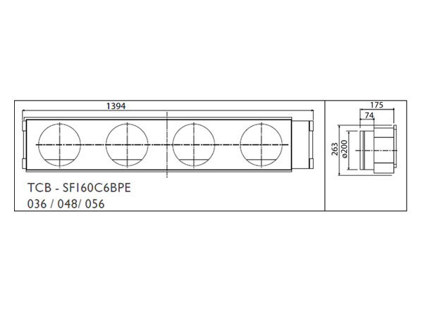 Toshiba Фланец воздушный стандартный (TCB-SF160C6BPE) в Красноярске