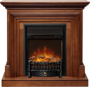 Каминокомплект Bradford - Орех с очагом Fobos FX M Black RC