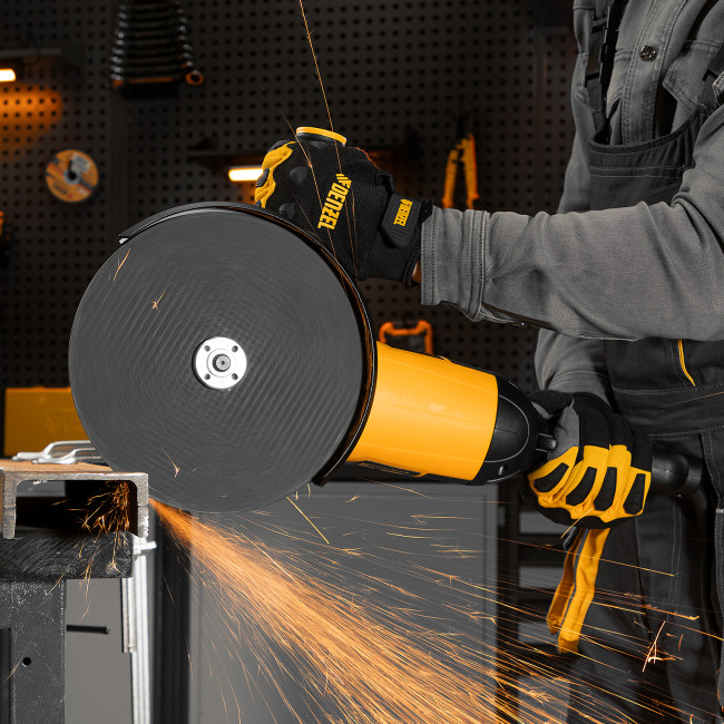 Машина шлифовальная угловая AG230-2600, 2600 Вт, 230 мм, 6000 об/мин Denzel в Красноярске Машина шлифовальная угловая AG230-2600, 2600 Вт, 230 мм, 6000 об/мин Denzel в Красноярске