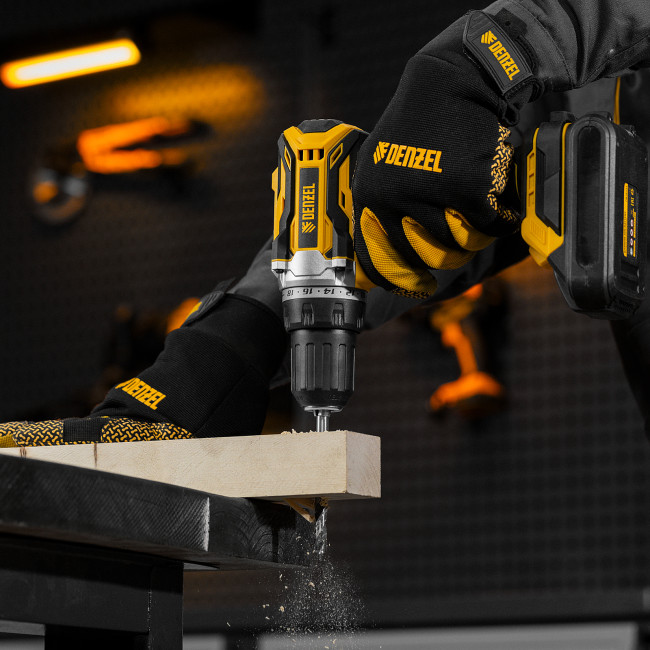 Дрель-шуруповерт аккумуляторная, бесщет. BLDL-18-0 Li-Ion, 18 В Denzel в Красноярске