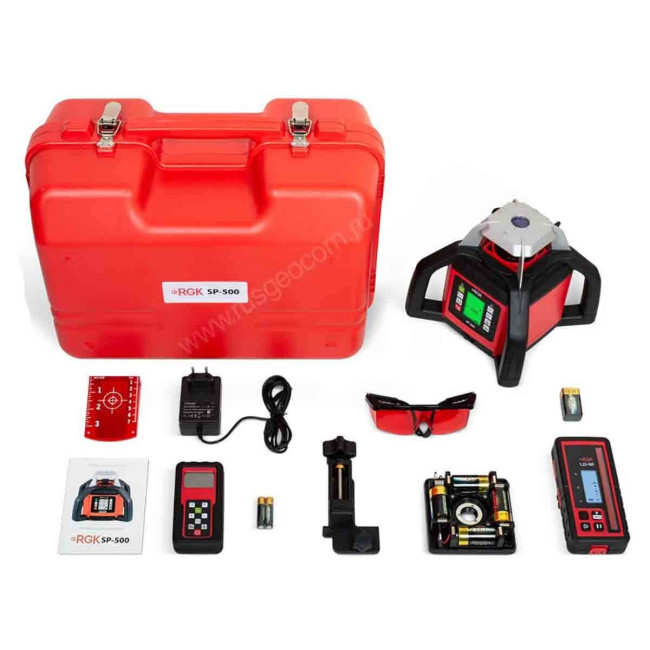 Ротационный нивелир RGK SP-500 с калибровкой в Красноярске