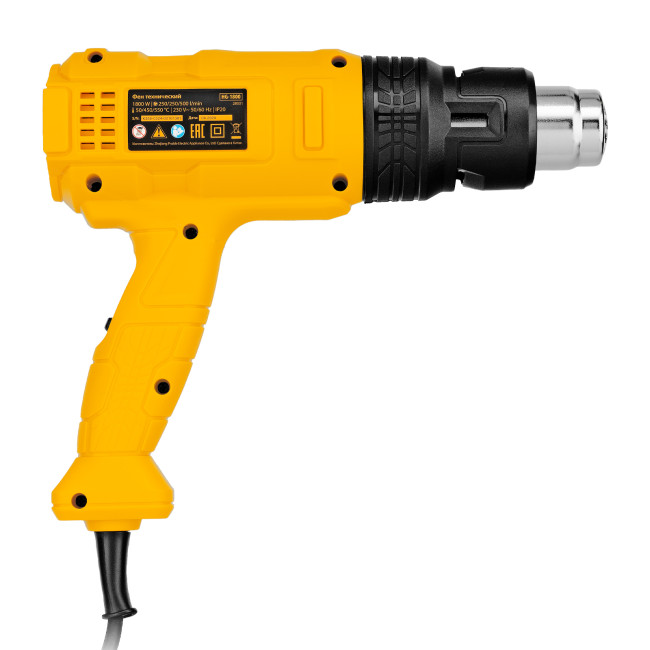 Фен технический HG-1800, 1800 Вт, 3 режима Denzel в Красноярске Фен технический HG-1800, 1800 Вт, 3 режима Denzel в Красноярске