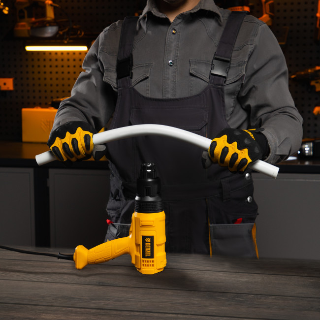 Фен технический HG-1800, 1800 Вт, 3 режима Denzel в Красноярске Фен технический HG-1800, 1800 Вт, 3 режима Denzel в Красноярске